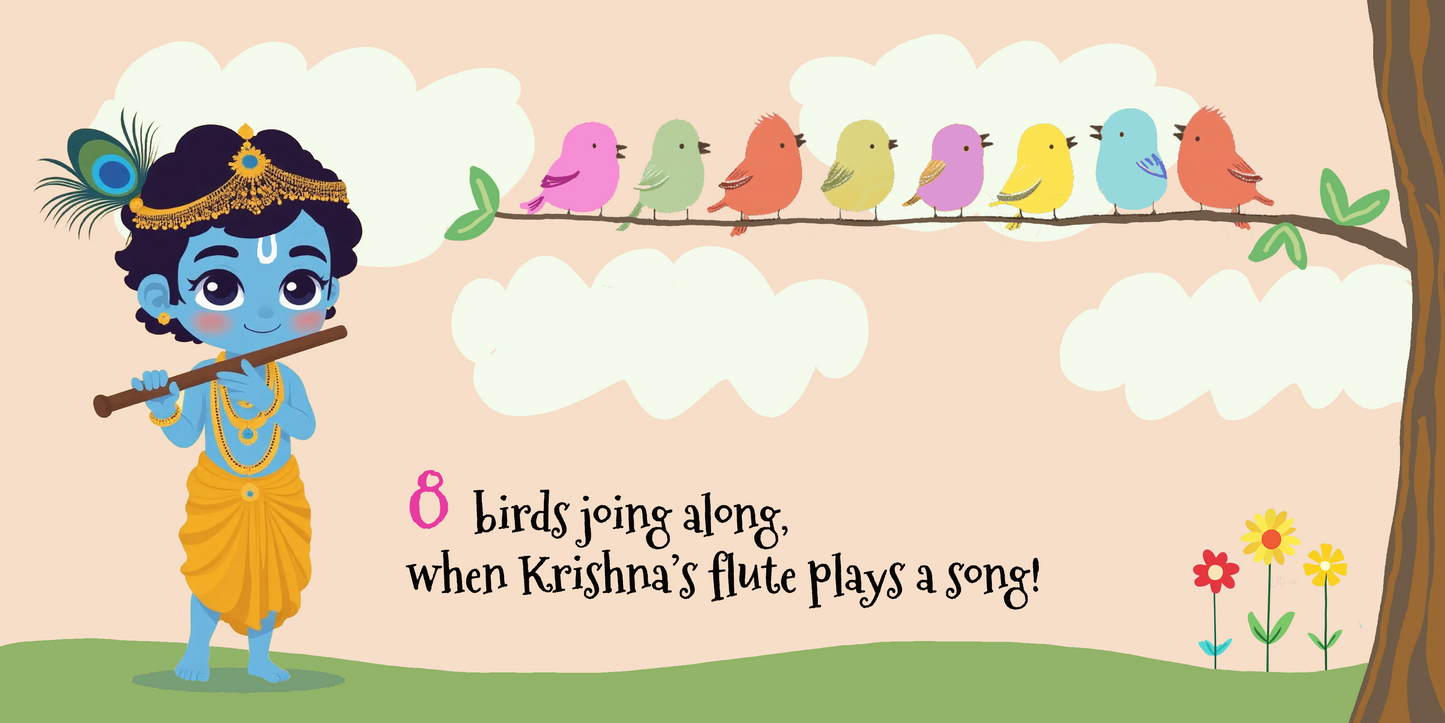 Count with Krishna Board Book