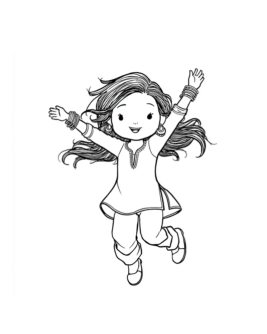 Little Desi Designer Coloring Book