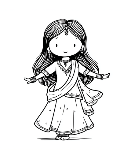 Little Desi Designer Coloring Book