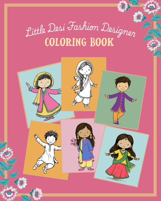 Little Desi Designer Coloring Book