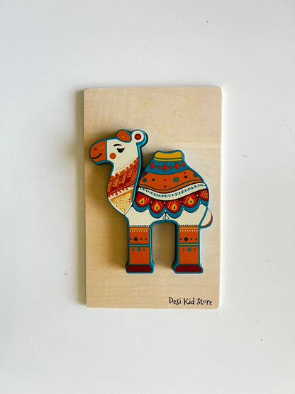 Truck/Camel Wooden Puzzle Set
