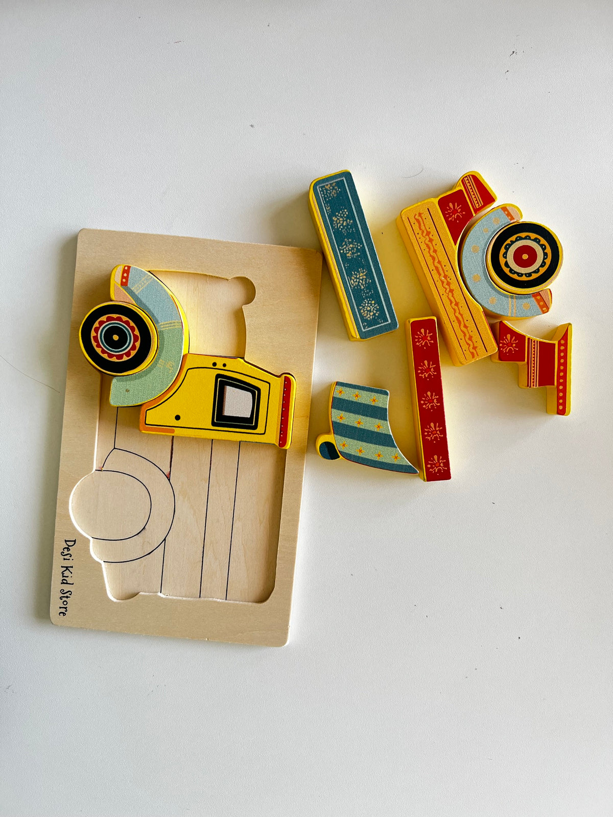 Truck/Camel Wooden Puzzle Set