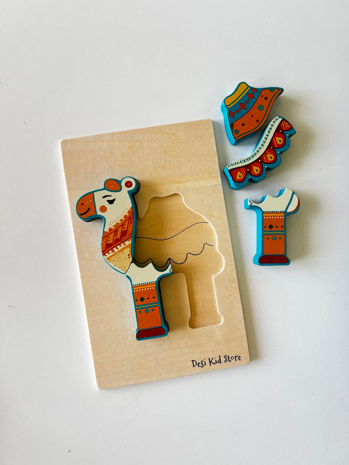 Truck/Camel Wooden Puzzle Set