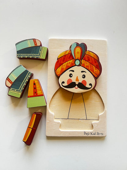 Man/Woman Wooden Puzzle Set