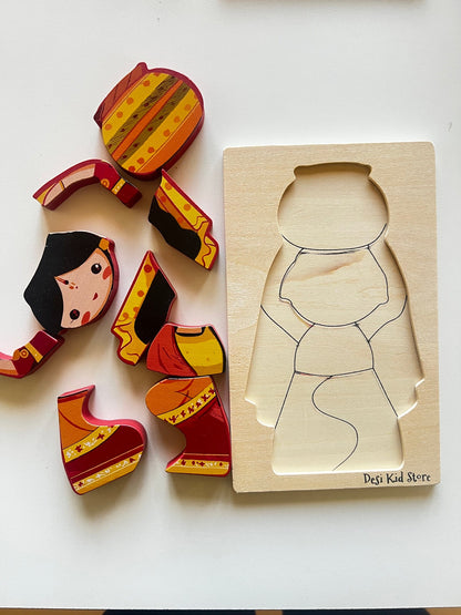 Man/Woman Wooden Puzzle Set