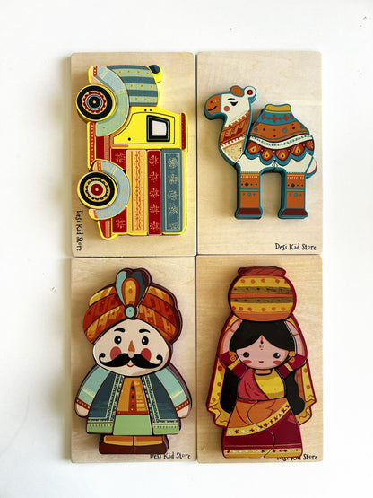 Little Desi Puzzle Pack (4 Puzzles)
