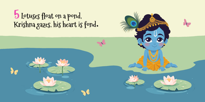 Count with Krishna Board Book