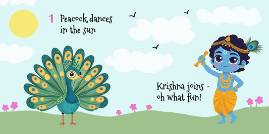 Count with Krishna Board Book