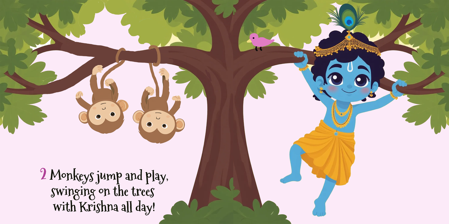 Count with Krishna Board Book